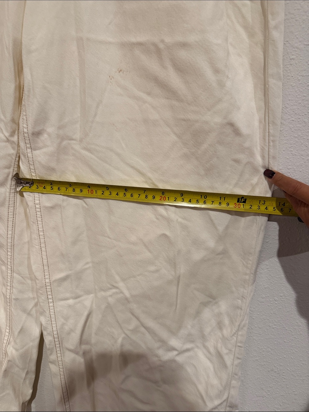 We The Free High-Rise Wide Leg Jeans in Cream - Picture 7 of 14